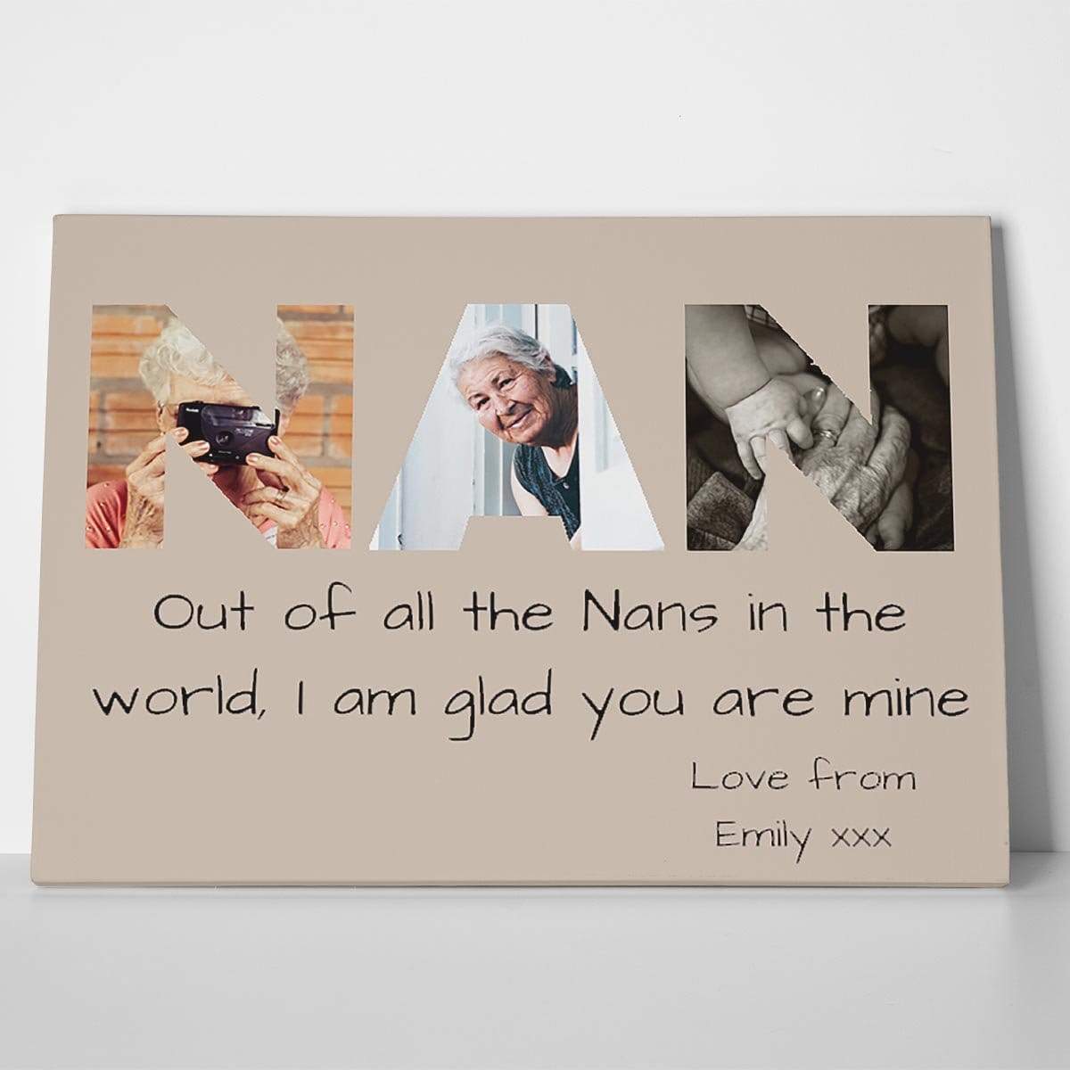 Mum Photo Canvas Print